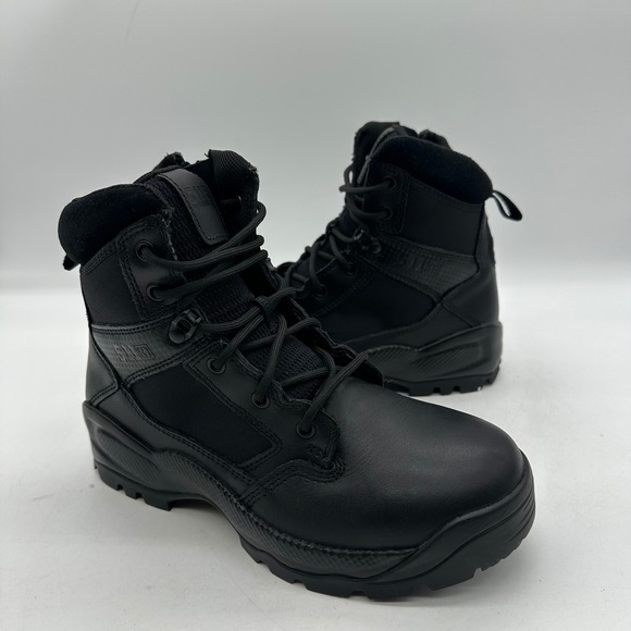 5.11 Tactical 12394ABR GCB Mens 7.5 ATAC 2.0 6\' Side Zip 240709 Black Duty Boots main image 8